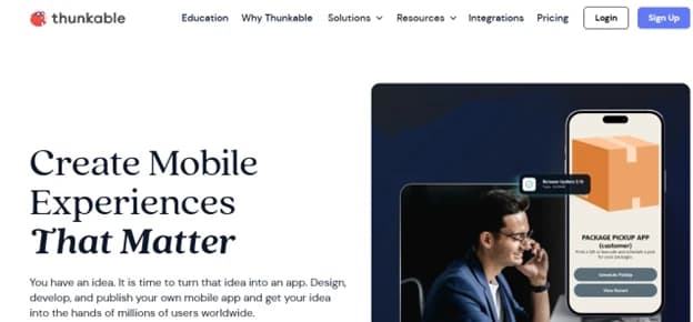 Mobile App Development Software: Thunkable
